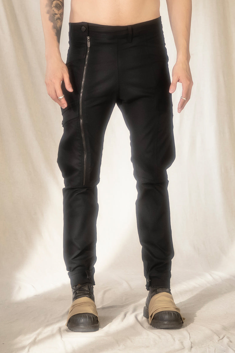 Pantalon discount fox negro